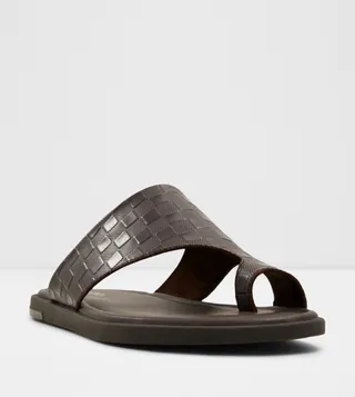 SEIF Textured One-Toe Sandals