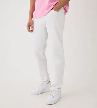 Washed Straight Fit Jeans