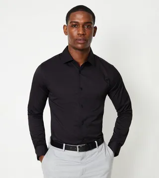 Tailored Fit Long Sleeves Easy Iron Shirt