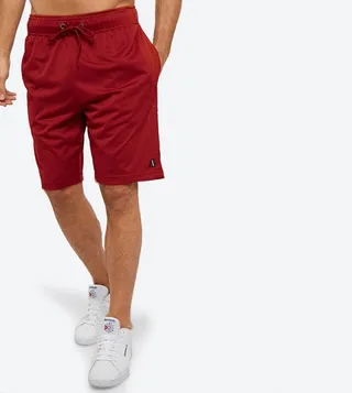 Elasticized Drawstring Waist Shorts - Red AR-6815-2966