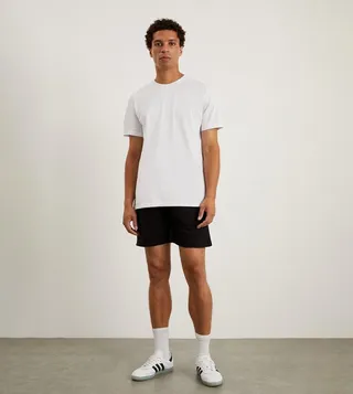 Embroidered M Logo Jersey Shorts