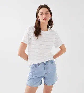 Striped Short Sleeves T-Shirt