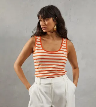 Striped Sleeveless Top