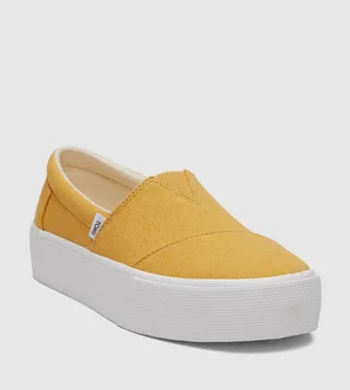 FENIX Canvas Platform Slip-On Shoes