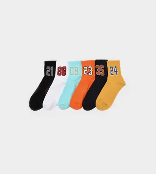 Pack of 6 College Socks