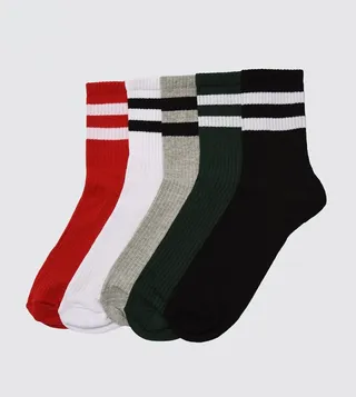Pack Of 5 College Socks