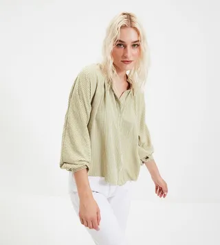 Shepherd Checks Pleated Shirt
