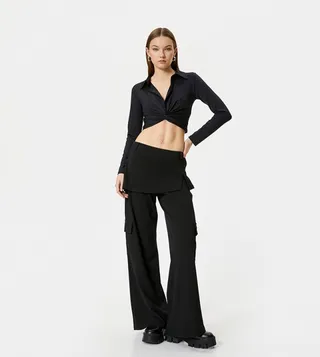 Envelop Knot Detail Top
