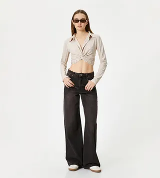 Envelop Knot Detail Top