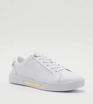Logo Detail Lace-Up Sneakers
