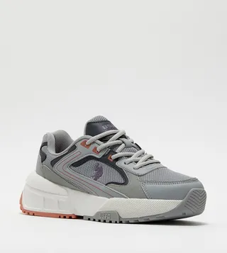 ORENDA Logo Detail Lace-Up Sneakers
