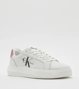 Logo Printed Cupsole Lace-Up Sneakers