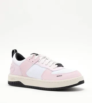 Color Block Lace-Up Sneakers