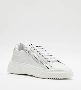Logo Printed Lace-Up Sneakers