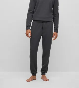Logo Detail Drawstring Waist Sleep Bottoms