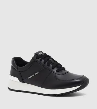 ALLIE Logo Printed Lace Up Sneakers