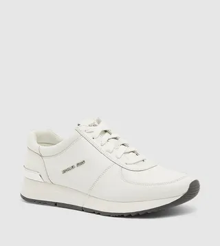 ALLIE Logo Printed Lace Up Sneakers