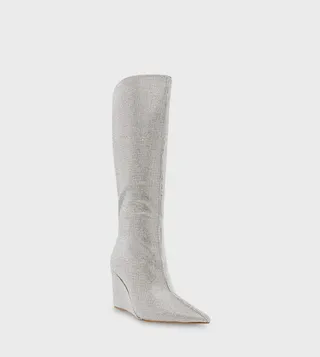 SHOWOUT-R Embellished Knee High Boots