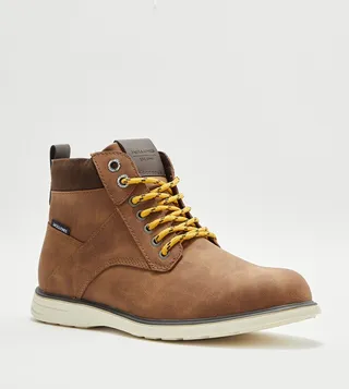 Lace Up Mid-Top Boots