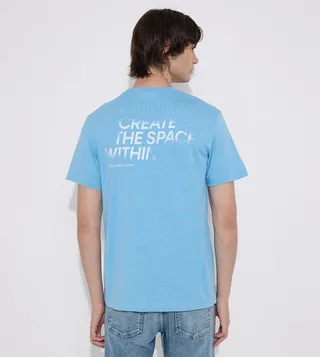 Back Printed Crew Neck T-Shirt