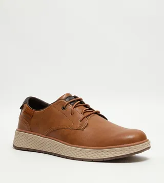 BURKETT Solid Lace-Up Casual Shoes