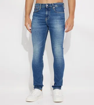 Faded Mid Rise Straight Fit Jeans