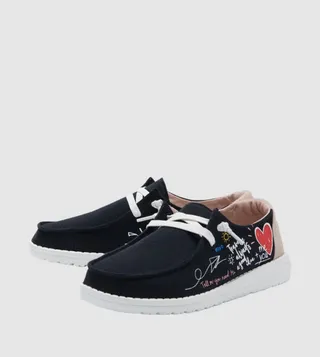 Wendy Doodle Printed Slip-On Shoes