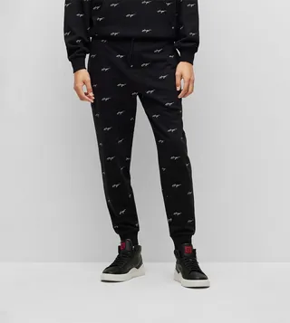 Logo Signature Embroidery Tracksuit Bottoms