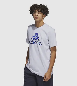 Logo Printed Crew Neck Athleisure T-Shirt
