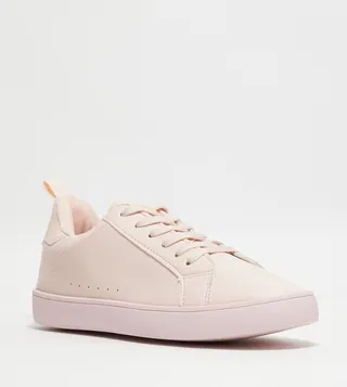 Lace-Up Court Sneakers