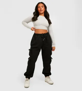 Double Cargo Pocket Oversized Joggers