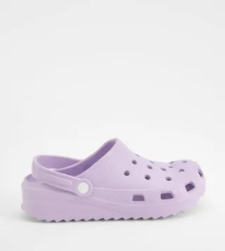 Platform Chunky Slingback Vented Clogs