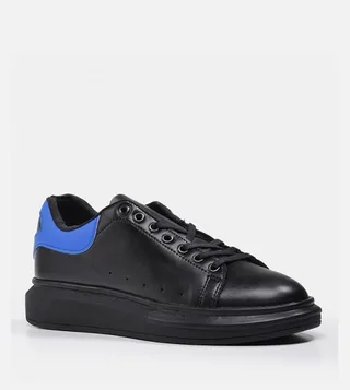 Color Block Lace-Up Sneakers