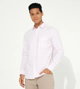 Aero Guys Checkered Long Sleeves Shirt