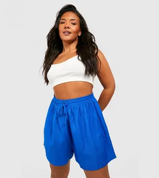 Linen Drawstring Shorts