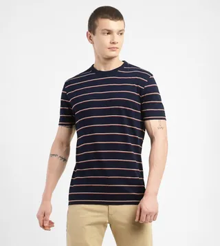 Striped Crew Neck T-Shirt