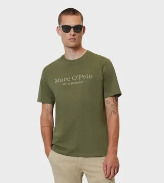 Logo Print Organic Cotton T-Shirt