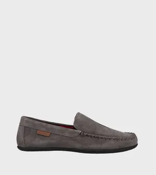 COLLINS Logo Embroidered Moccasins