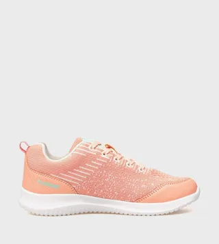 Knitted Lace-Up Casual Shoes