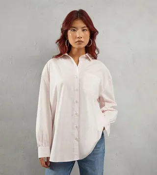 Solid Oversized Shirt