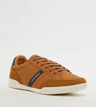 Logo Detail Lace-Up Sneakers