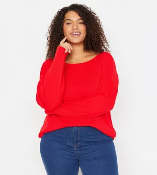 Knitted Crisscross Back Top