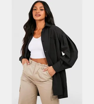 Puff Sleeves Oversized Shirt