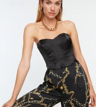 Satin Bustier