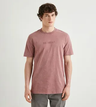 Embroidered Crew Neck T-Shirt