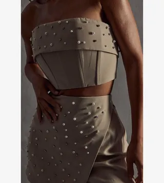 Pearl Embellished Top