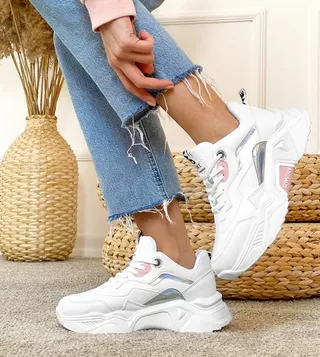 Logo Detail Colorblock Sneakers