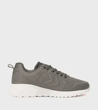 Knitted Lace-Up Sneakers