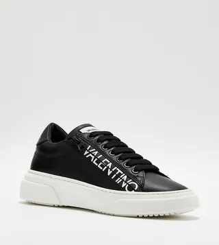 Logo Printed Lace-Up Sneakers