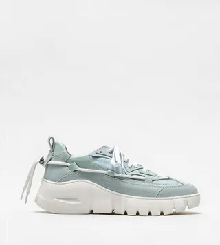 Color Block Lace Up Sneakers